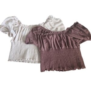 No Comment - Off-Shoulder Blouses